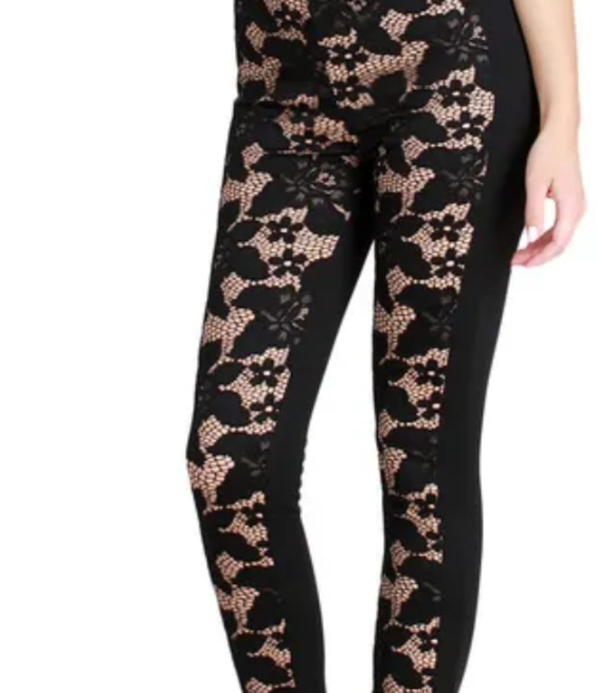 Lace leggings not see thru very elegant